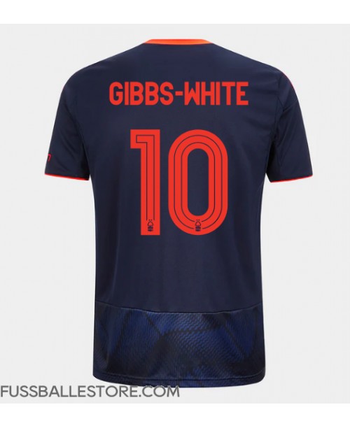 Günstige Nottingham Forest Morgan Gibbs-White #10 3rd trikot 2025-26 Kurzarm
